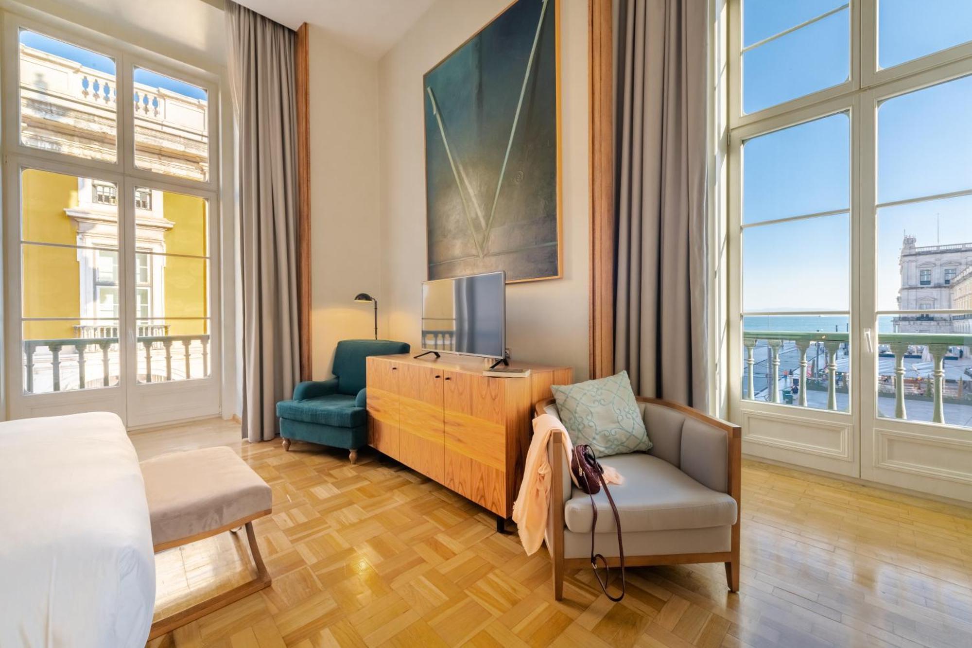 Pousada de Lisboa Praça do Comércio - Small Luxury Hoteles of the World Exterior foto A room at the hotel